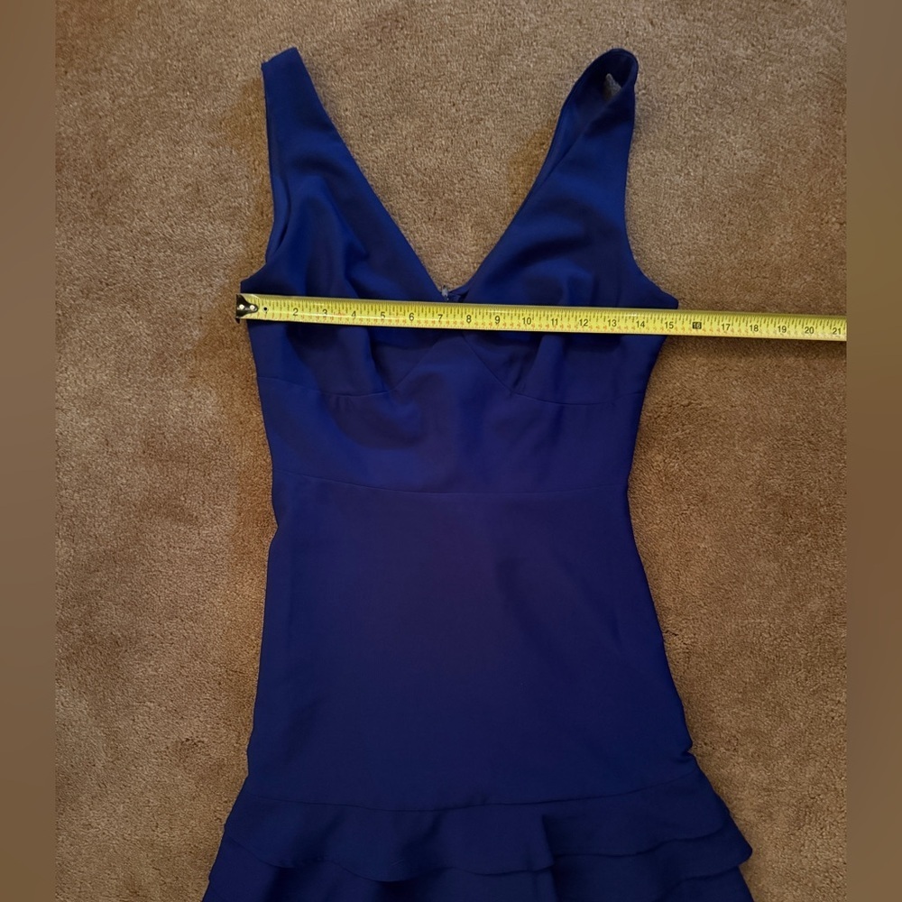 Teeze Me Royal Blue Ruffle Hem Dress | Juniors Size 5/6 - Picture 4 of 10
